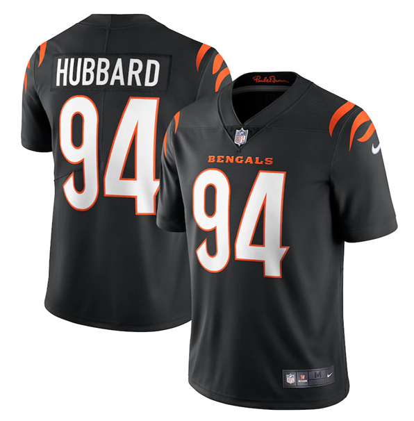 Men's Cincinnati Bengals #94 Sam Hubbard 2021 Black NFL Vapor Untouchable Limited Stitched Jersey